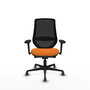 PIQUERAS Y CRESPO Silla de oficina Mardos Naranja y Negro