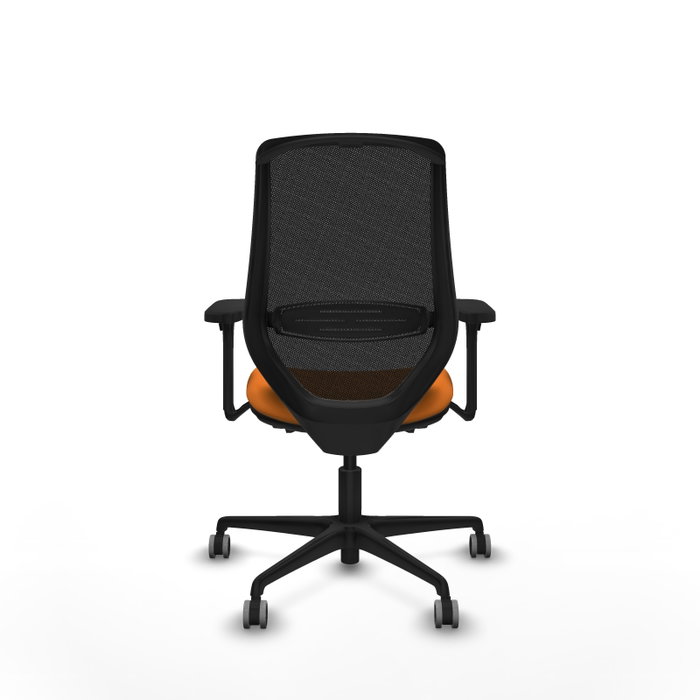 PIQUERAS Y CRESPO Silla de oficina Mardos Naranja y Negro