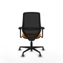 PIQUERAS Y CRESPO Silla de oficina Mardos Naranja y Negro