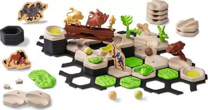 Ravensburger Gravitrax Junior Starter Set El Rey León, Circuitos de canicas, 71 piezas
