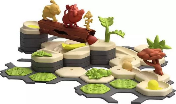 Ravensburger Gravitrax Junior Starter Set El Rey León, Circuitos de canicas, 71 piezas