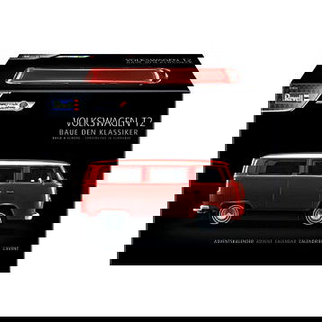 Revell Adventskalender VW T2 Bus Samba Bus - Kit Modelo Escala 1:24 de 109 Piezas para Montar - Juguete Educativo para Mayores de 10 Años