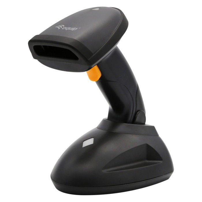 Equip Lector de Códigos de Barras 2D Láser Inalámbrico 351026 Negro