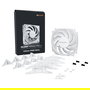 be quiet! SILENT WINGS PRO 4 120mm White PWM Ventilador PC - BL118, 142.5 m3/h, 3000 RPM, 36.9 dB, 4 pines, Blanco