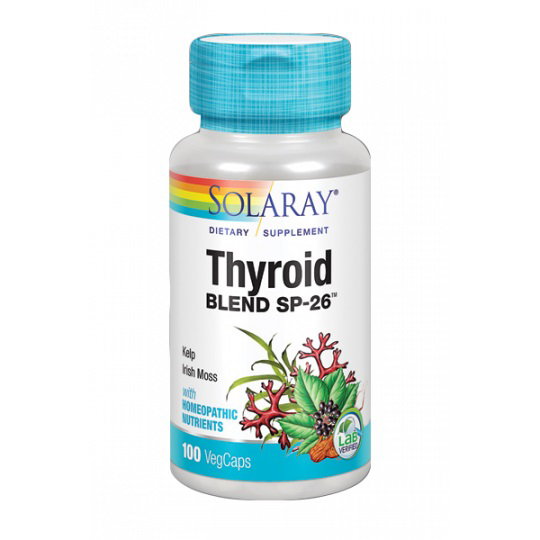 Solaray Thyroid Blend SP-26 100 cápsulas