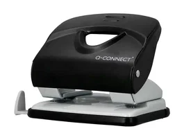 Q-connect KF14220 Perforadora Negra de 2,7 mm con capacidad para 30 hojas