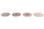 DKD Home Decor Salvamanteles Dolomite Azulejos Surtido de 4 Colores