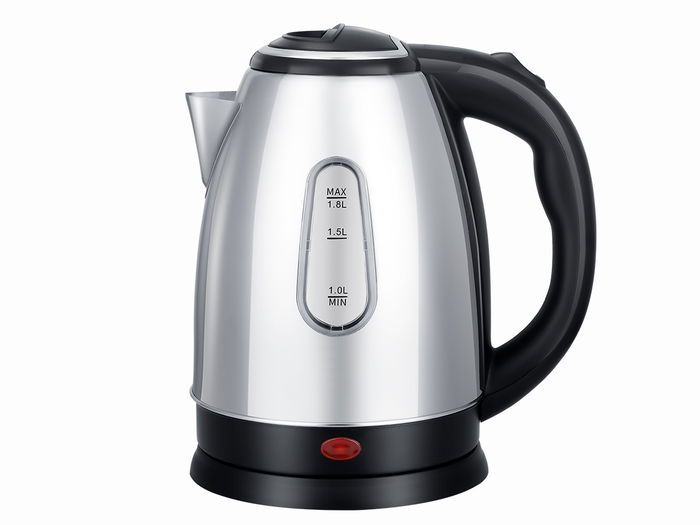 Argon Hervidor de Acero Inoxidable 1.8L Plata/Negro 22x23x16 cm (Set de 6)