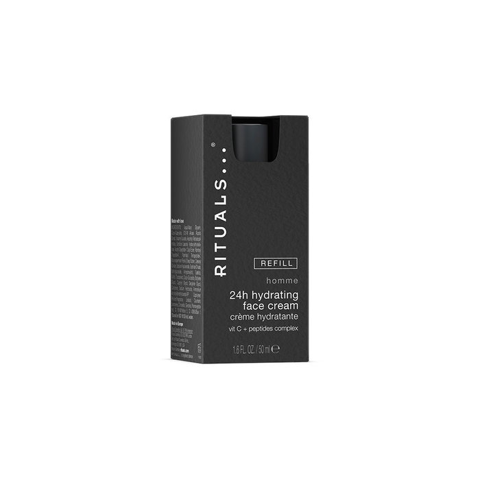 Rituals HOMME 24h Refill Hydrating Face Cream - Crema Facial Hidratante con Péptidos y Vitamina C, 50 ml