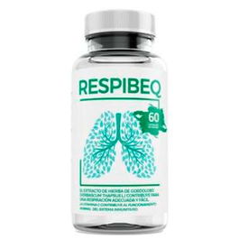 BEQUISA Respibeq Cap. Complemento Alimenticio con Plantas, Hongos y Vitamina C para Apoyo a la Respiración y Sistema Inmune, Sin Alérgenos