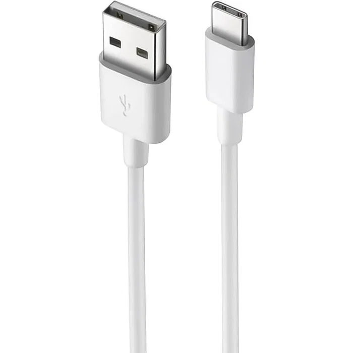 Generico Cable de carga + datos USB-A a USB-C 6A 1m blanco