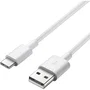 Generico Cable de carga + datos USB-A a USB-C 6A 1m blanco