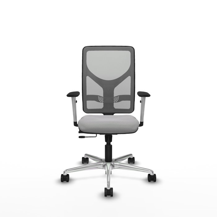 PIQUERAS Y CRESPO Silla de oficina Motilla Gris con mecanismo Sincro/Traslack