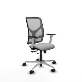 PIQUERAS Y CRESPO Silla de oficina Motilla Gris con mecanismo Sincro/Traslack