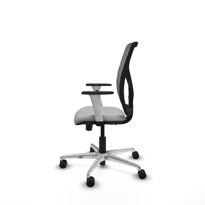 PIQUERAS Y CRESPO Silla de oficina Motilla Gris con mecanismo Sincro/Traslack