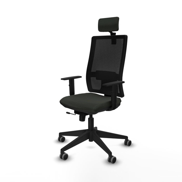 PIQUERAS Y CRESPO Silla de oficina Horna Sincro/Traslack con Cabecero 2D y Brazos 1D