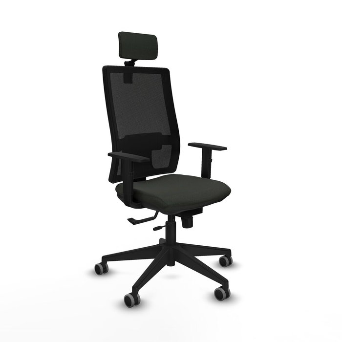 PIQUERAS Y CRESPO Silla de oficina Horna Sincro/Traslack con Cabecero 2D y Brazos 1D