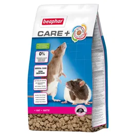 Beaphar Care+ Alimento Completo para Ratas 700 gr con Prebióticos y Bajo en Grasa