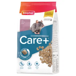 Beaphar Care+ Alimento Completo para Ratas 700 gr con Prebióticos y Bajo en Grasa