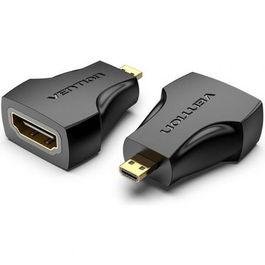 Vention AITB0 Adaptador Micro HDMI Macho a HDMI Hembra Chapado en Oro 1080P