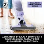 Shark VACMOP VM200EUPL Aspiradora y Fregona Inalámbrica 2 en 1 - Aspiración y Lavado - 4 Almohadillas - Lavanda