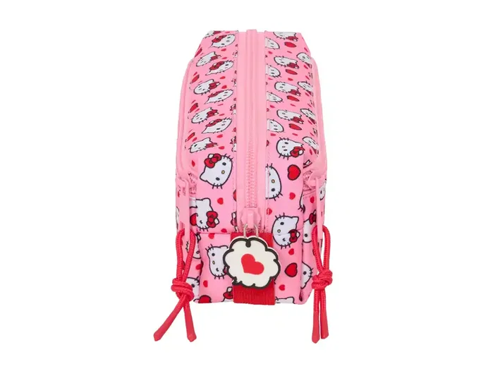 Safta Estuche Portatodo Hello Kitty Triple Pequeño con Goma Elástica Safta Estuche Portatodo Hello Kitty Triple Pequeño con Goma Elástica