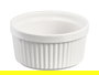 VESSIA Set de 3 Tarros para Salsa de Porcelana, 200 ml, Blanco, Dimensiones: 34 x 5.8 x 10 cm (Set de 24)