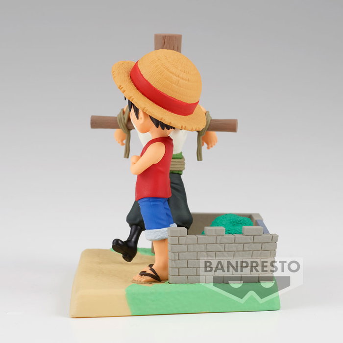 BANPRESTO Figura Monkey D Luffy & Roronoa Zoro Log Stories One Piece 7cm
