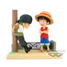 BANPRESTO Figura Monkey D Luffy & Roronoa Zoro Log Stories One Piece 7cm