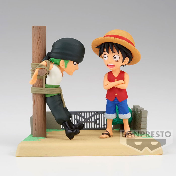 BANPRESTO Figura Monkey D Luffy & Roronoa Zoro Log Stories One Piece 7cm