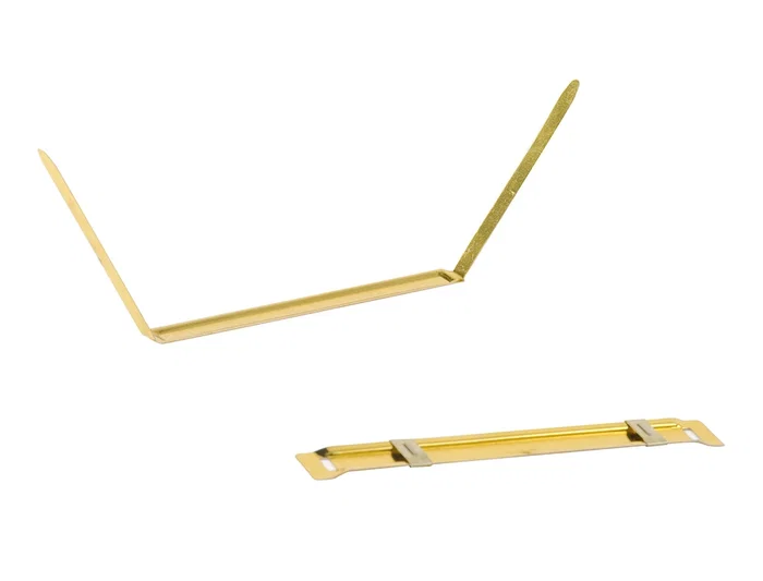 Q-connect Encuadernador Fastener Dorado Caja de 100 Unidades