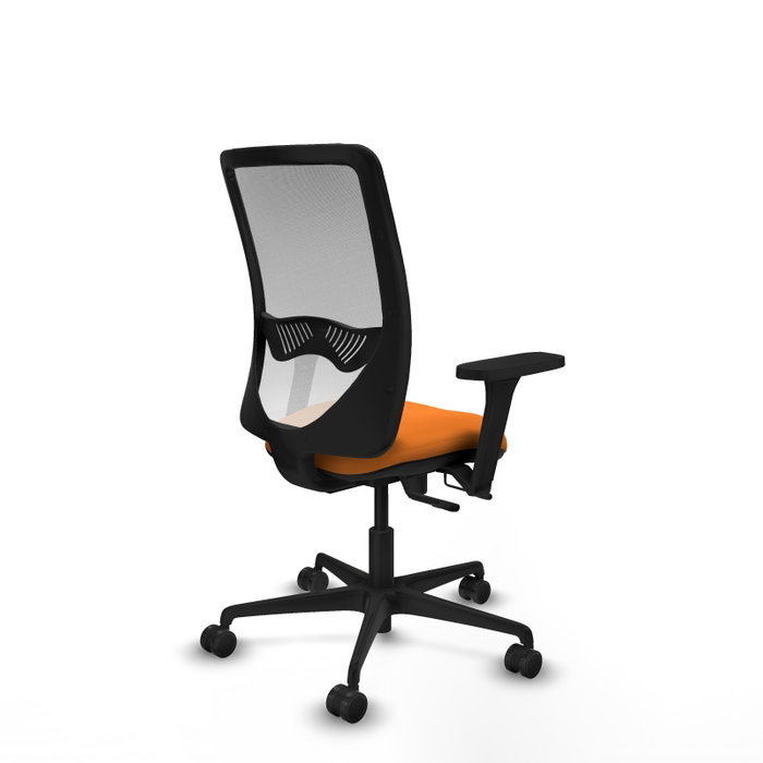 PIQUERAS Y CRESPO Silla de oficina Zulema Naranja y Blanco PIQUERAS Y CRESPO Silla de oficina Zulema Naranja y Blanco