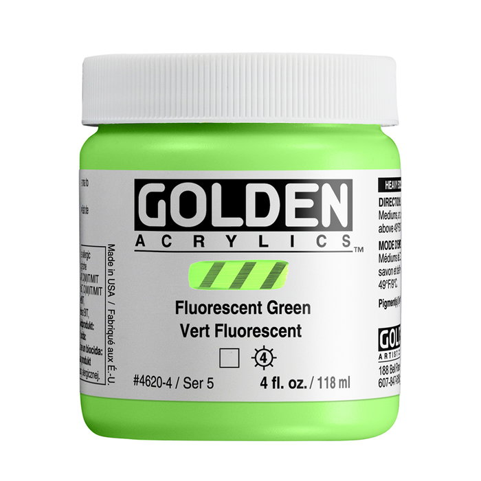 Golden Heavy Body Colores Acrílicos Verde Fluorescente 118 ml Golden Heavy Body Colores Acrílicos Verde Fluorescente 118 ml