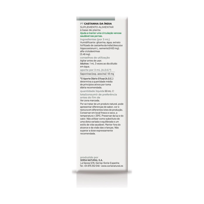 Soria Natural Extracto de Castaño de Indias Fórmula XXI 50 ml