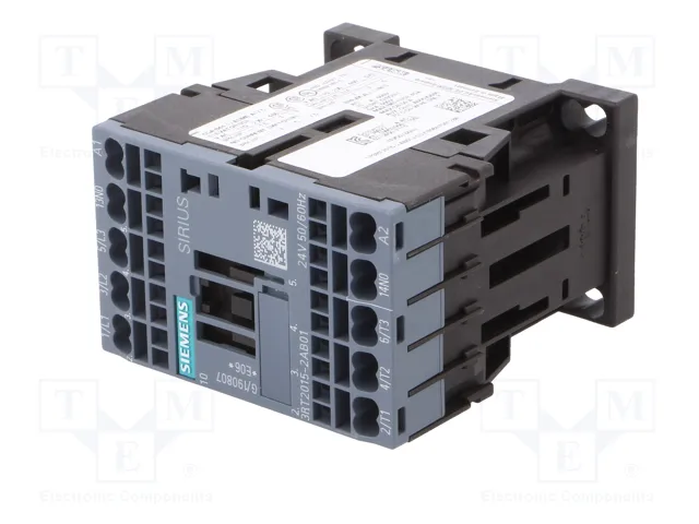 SIEMENS 3RT2015-2AB01 Contactor 3-polar 7A 24VAC