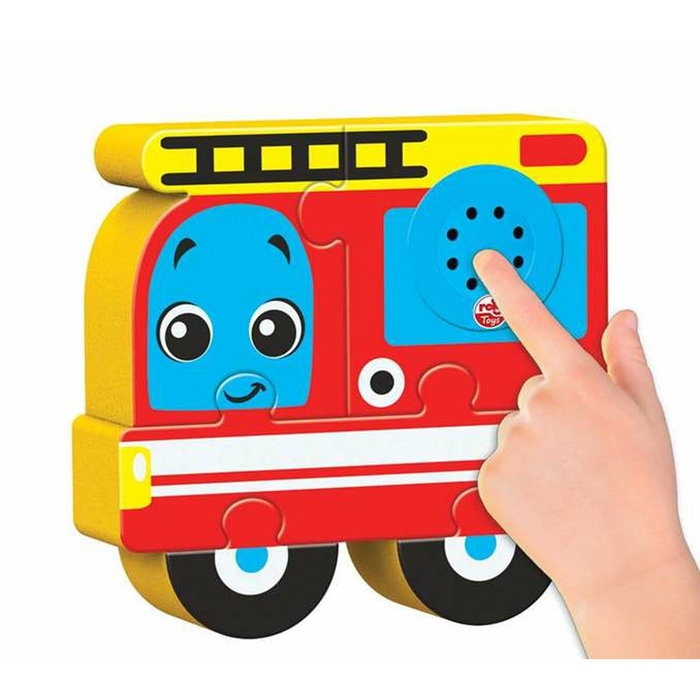 Reig Sound Puzzles – Cars Blocks-Figures