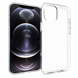eSTUFF Funda TPU LONDON para iPhone 13 Pro Max - Transparente, Flexible, Protección para Parte Trasera y Laterales