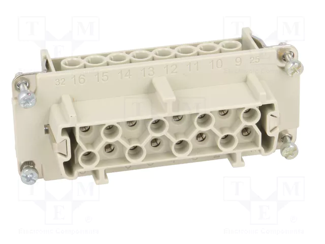 LAPP EPIC H-BE Plantilla de contacto Hembra HDC 16 Pines