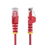 Cable RJ45 Categoría 6 UTP Rígido Startech N6PAT5MRDS Rojo 5 m