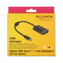 DeLOCK 62990 Adaptador USB Type-C™ a mini DisplayPort 4K 60 Hz con PD Gris