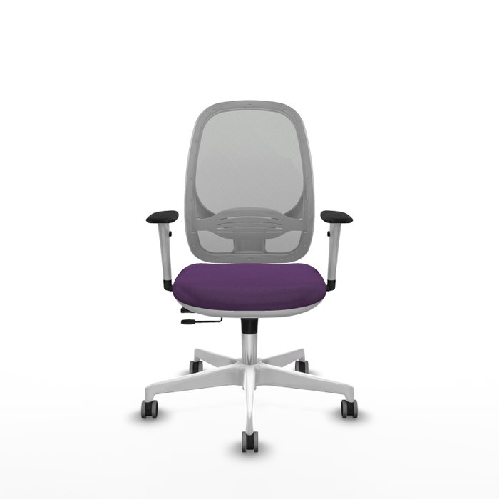 PIQUERAS Y CRESPO Silla de oficina Cilanco con mecanismo Sincro/Traslack, Morado y Gris PIQUERAS Y CRESPO Silla de oficina Cilanco con mecanismo Sincro/Traslack, Morado y Gris