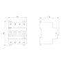 Siemens FI/LS 5SU1346-6FP16 4P 16A 6kA 30mA Tipo A