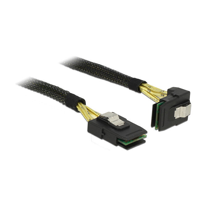DeLOCK Cable Mini SAS SFF-8087 a Mini SAS SFF-8087 angulado 0,5 m DeLOCK Cable Mini SAS SFF-8087 a Mini SAS SFF-8087 angulado 0,5 m