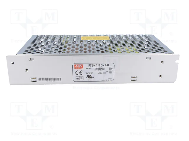 MEAN WELL RS-150-48 Alimentador de impulso 150W 48VDC