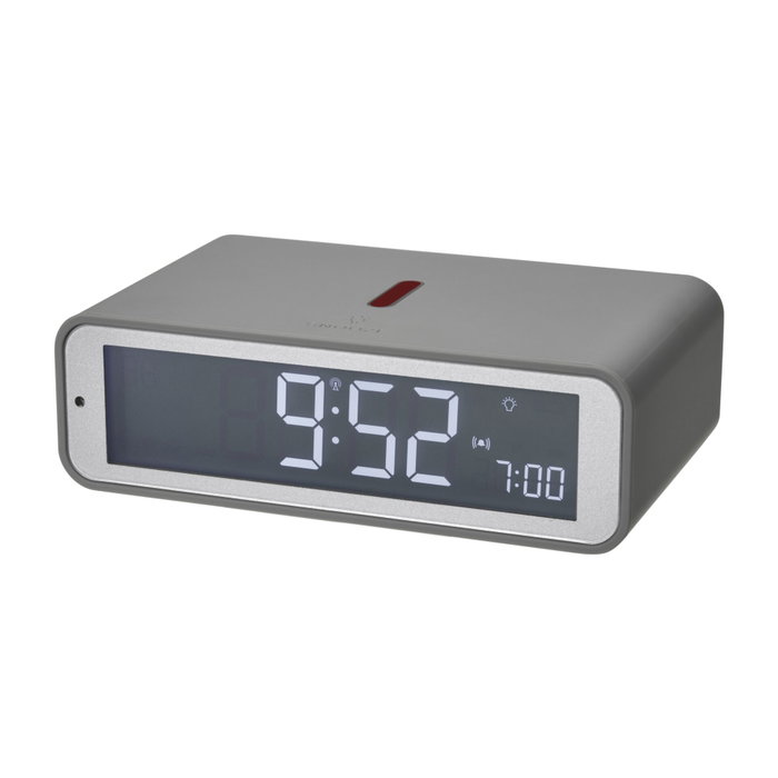 Tfa TWIST 60.2560.15 Despertador Digital Gris con Control por Radio