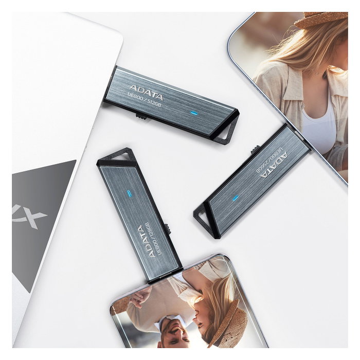 ADATA Elite UE800 Unidad Flash USB 2 TB USB-C Plata