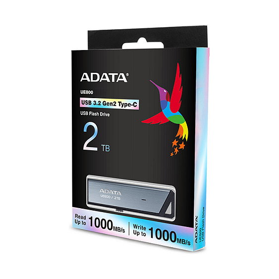 ADATA Elite UE800 Unidad Flash USB 2 TB USB-C Plata