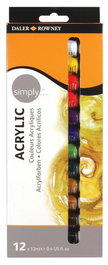 Pintura Acrilica Daler Rowney 12 Ml (Bote) Estuche De 12