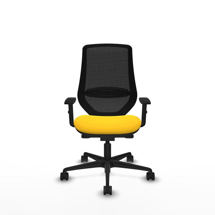 PIQUERAS Y CRESPO Silla de oficina Mardos con mecanismo Sincro/Traslack, Amarillo y Negro PIQUERAS Y CRESPO Silla de oficina Mardos con mecanismo Sincro/Traslack, Amarillo y Negro