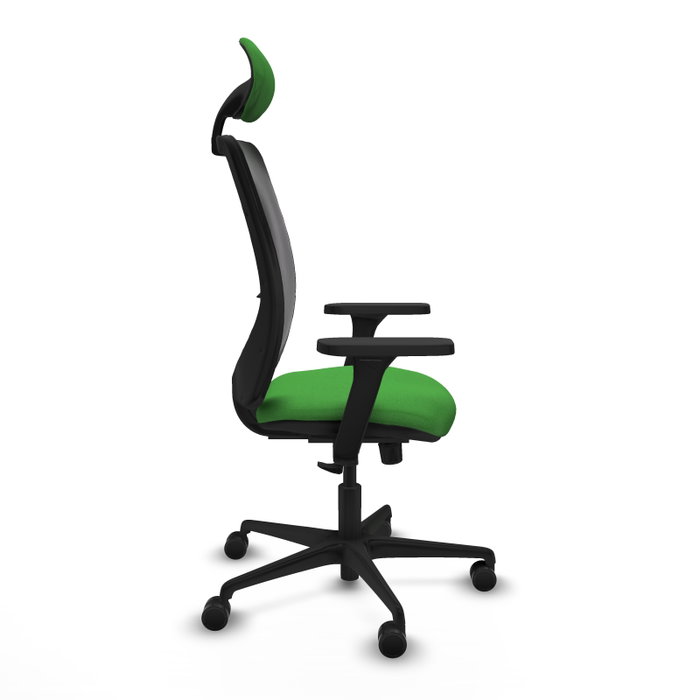 PIQUERAS Y CRESPO Silla de oficina Zulema con mecanismo Sincro, Verde y Negro PIQUERAS Y CRESPO Silla de oficina Zulema con mecanismo Sincro, Verde y Negro